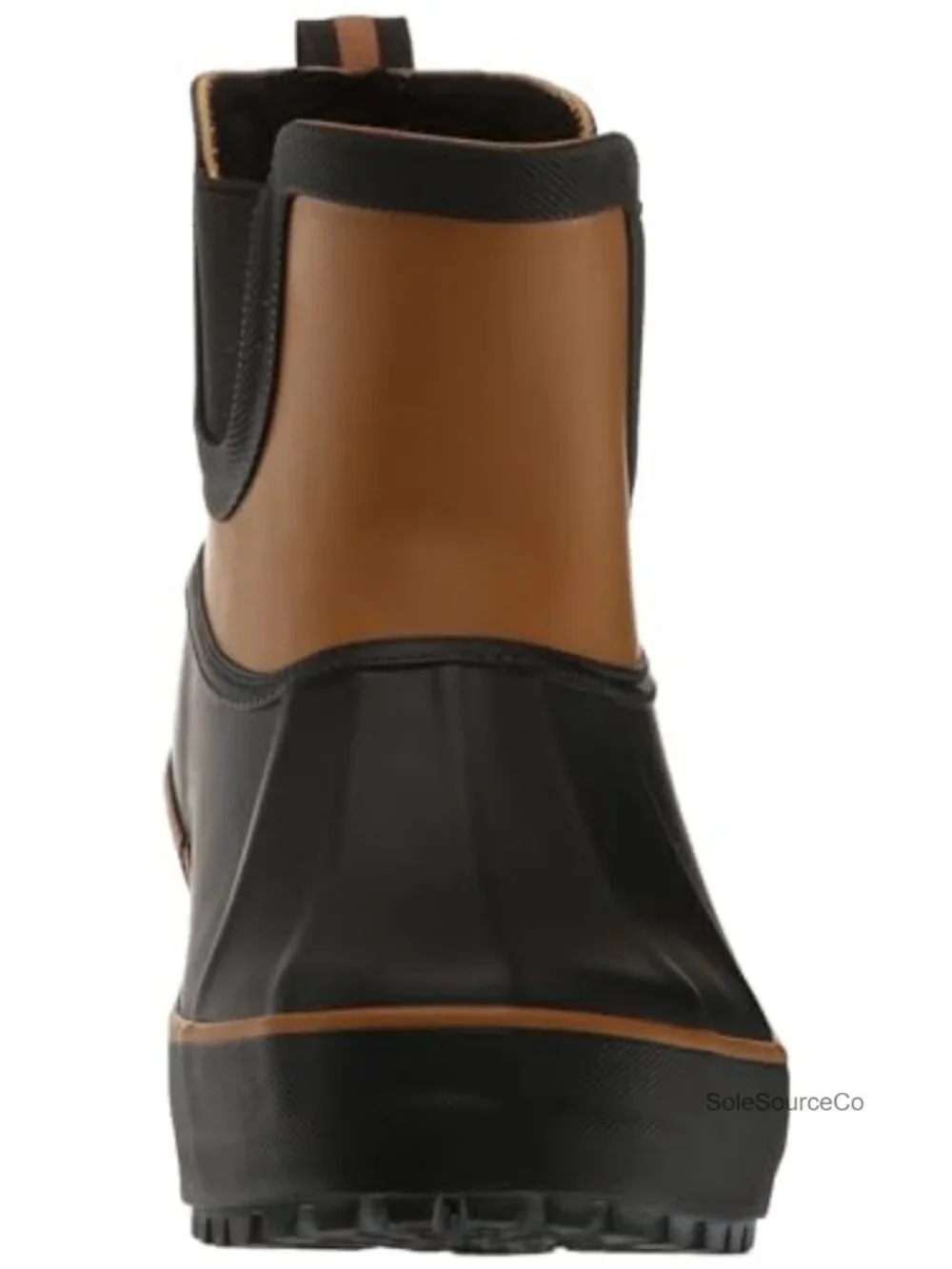 Women's Waterproof Duck Chelsea Lined Rain Boot Ankle Height Pull-On Rubber